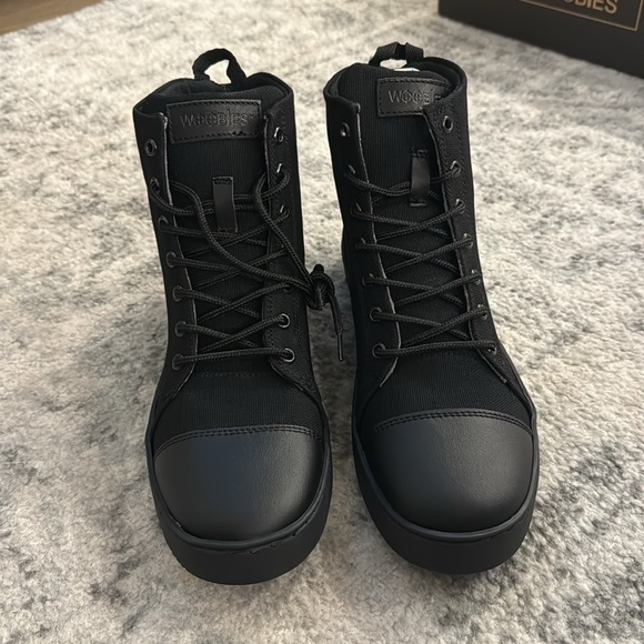 Woobies Men’s Combat Boots - Picture 5 of 15
